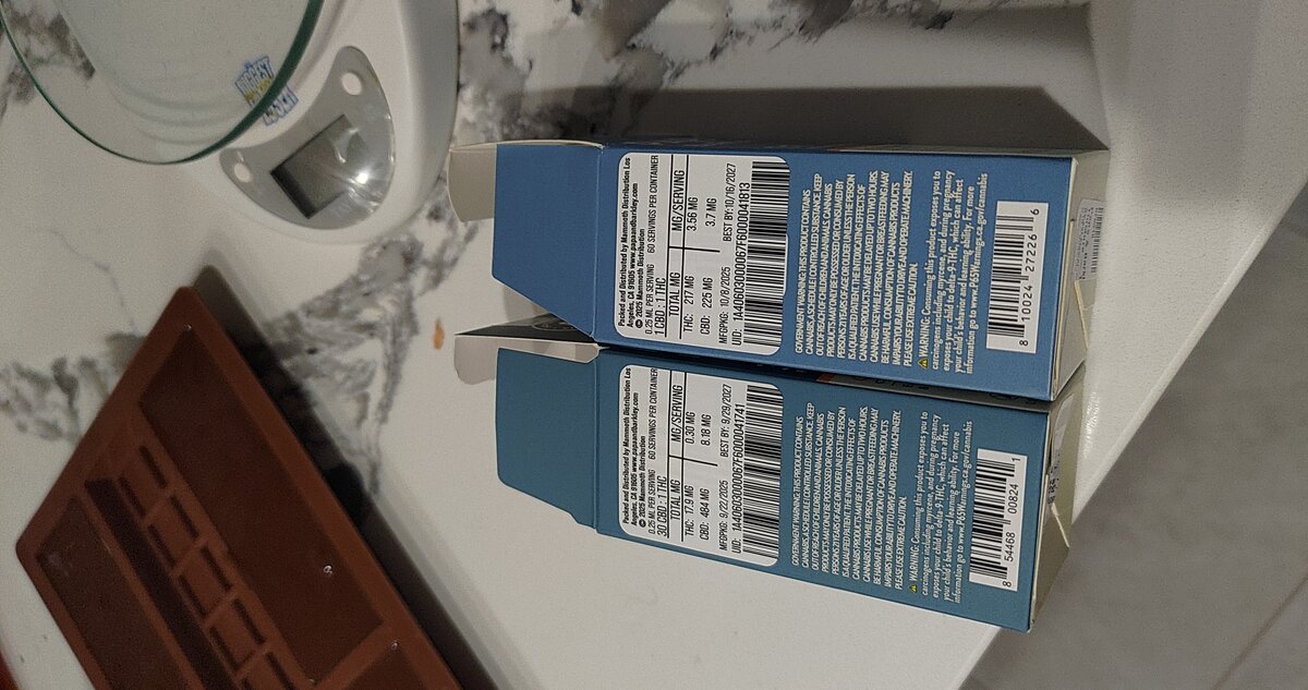 THC and CBD tinctures