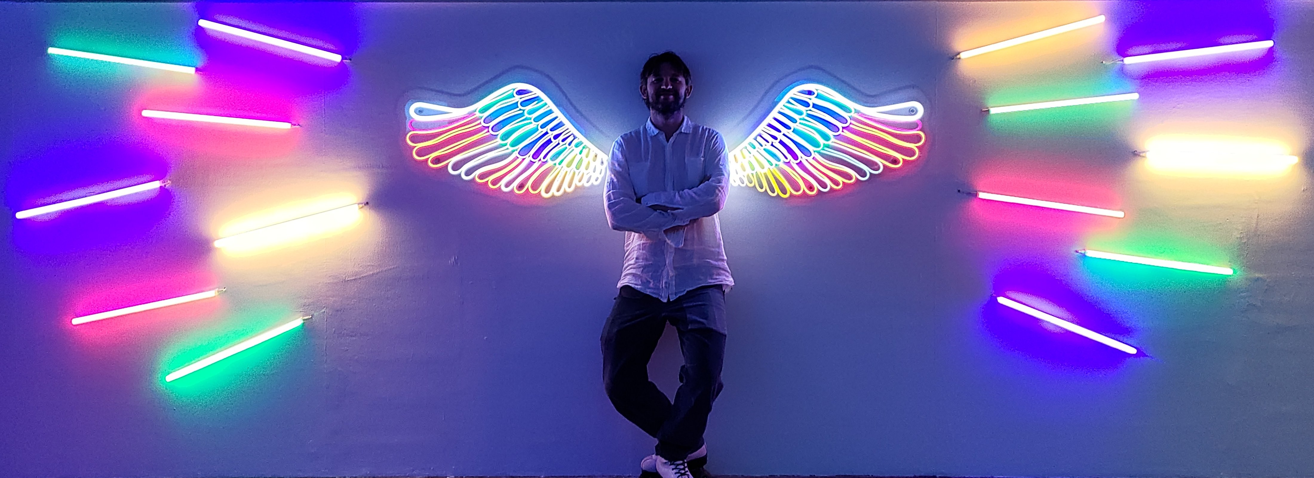 A final photo of me with electronic wings